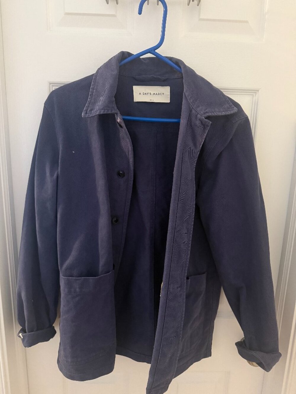 A Days March soft blue, kinda purple Chore Jacket Small